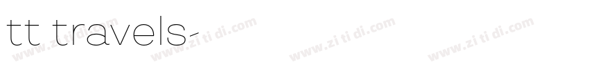 tt travels字体转换